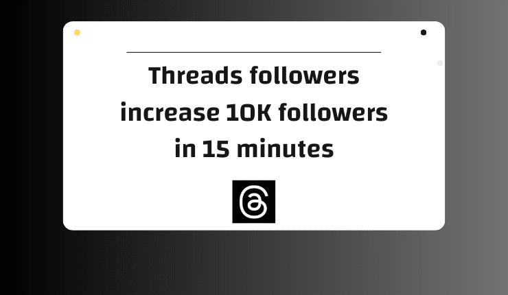 Threads followers increase